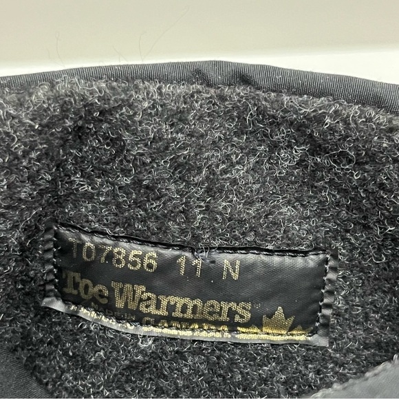 Canada Toe Warmers Womens Magic Black Ankle Boots Size 11 - Picture 7 of 9